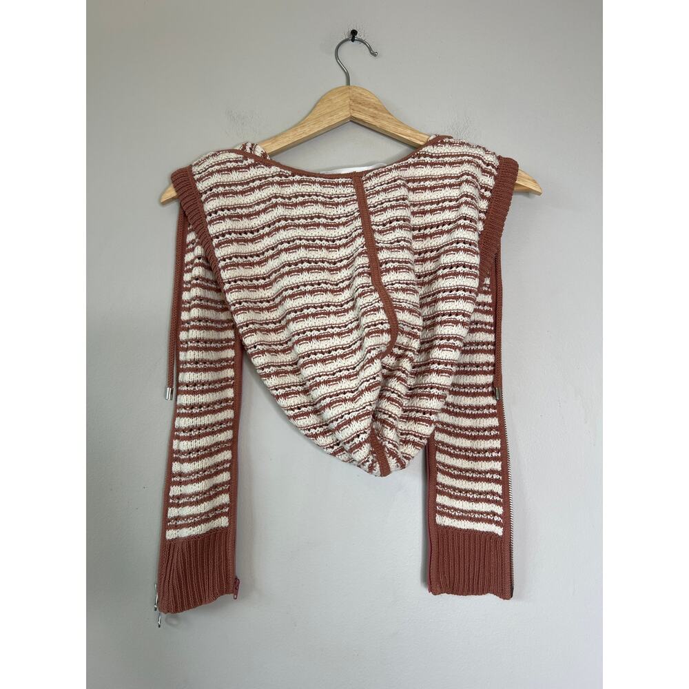 NEW Veronica Beard SHIKIA Striped Hoodie Dickey Size: 00-14 - Picture 6 of 7